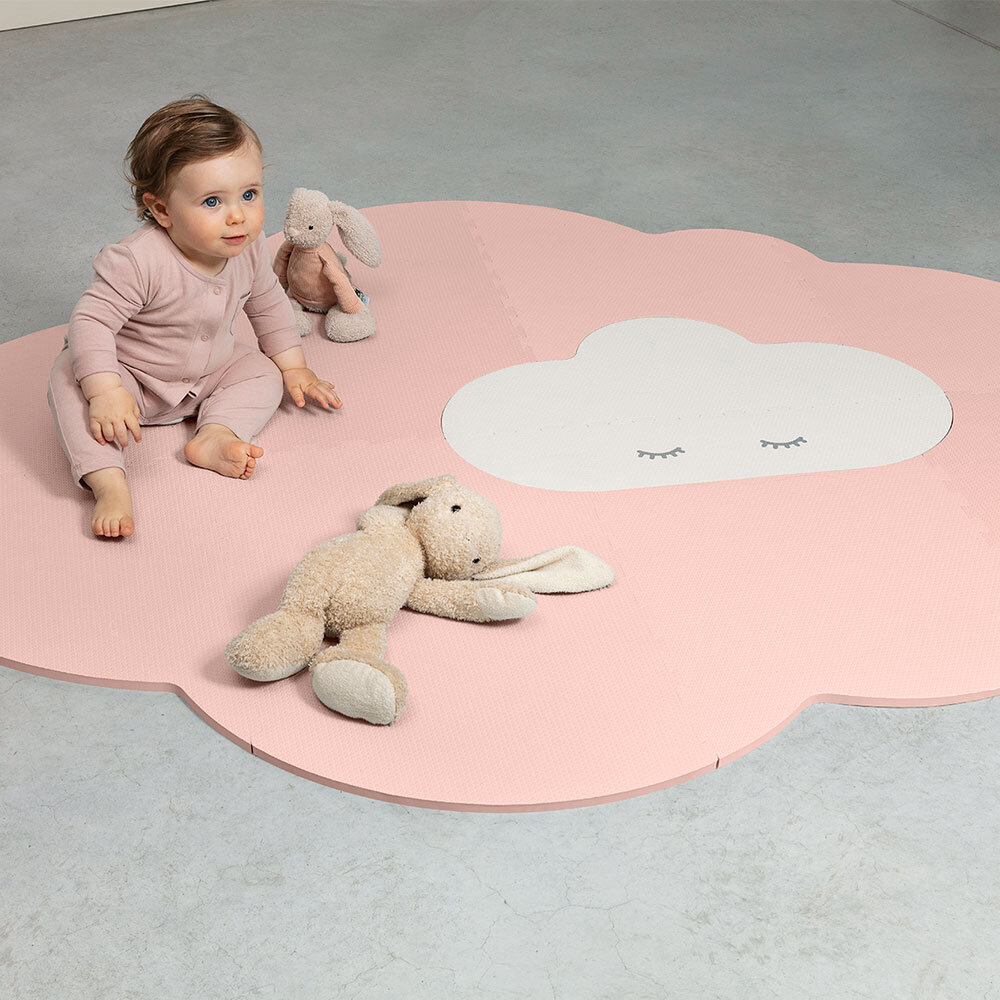 Žaidimų kilimėlis Playmat 145x90 0 mėn.+, rožinis kaina ir informacija | Žaislai kūdikiams | pigu.lt