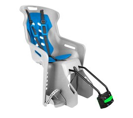 Vaikiška dviračio kėdutė NF Rear Bike Seat Brioso Frame Greige-Blue NFCSS130 kaina ir informacija | Dviračių kėdutės vaikams | pigu.lt