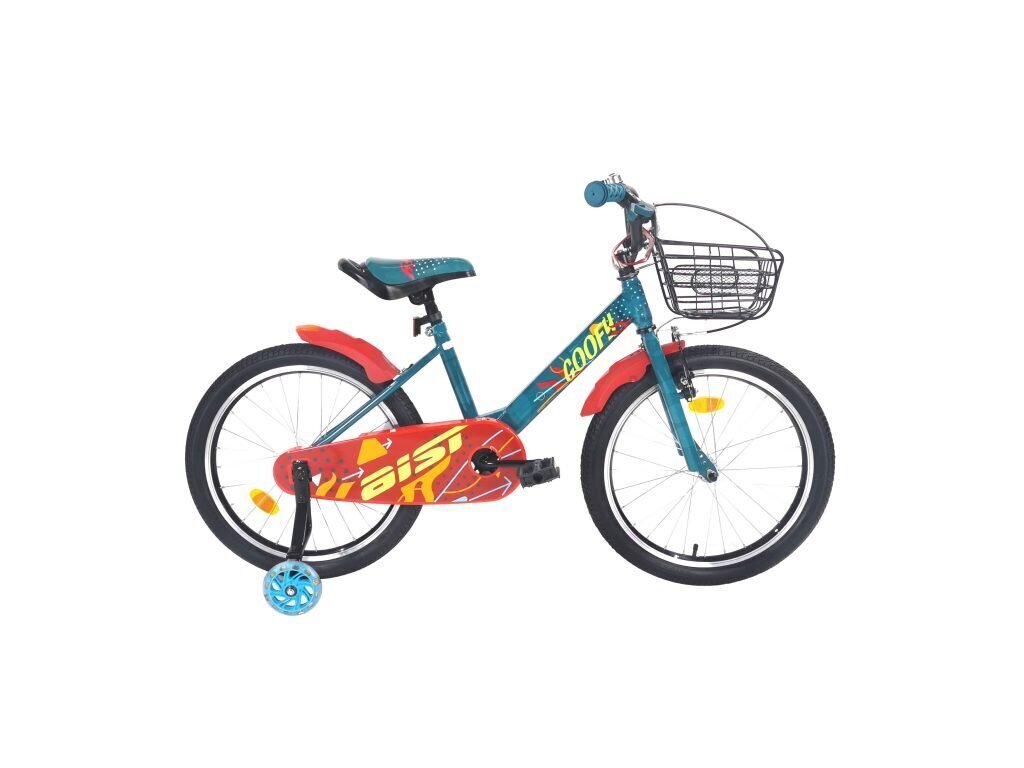 Vaikiškas dviratis Aist Goofy, 16”, žalias kaina | pigu.lt