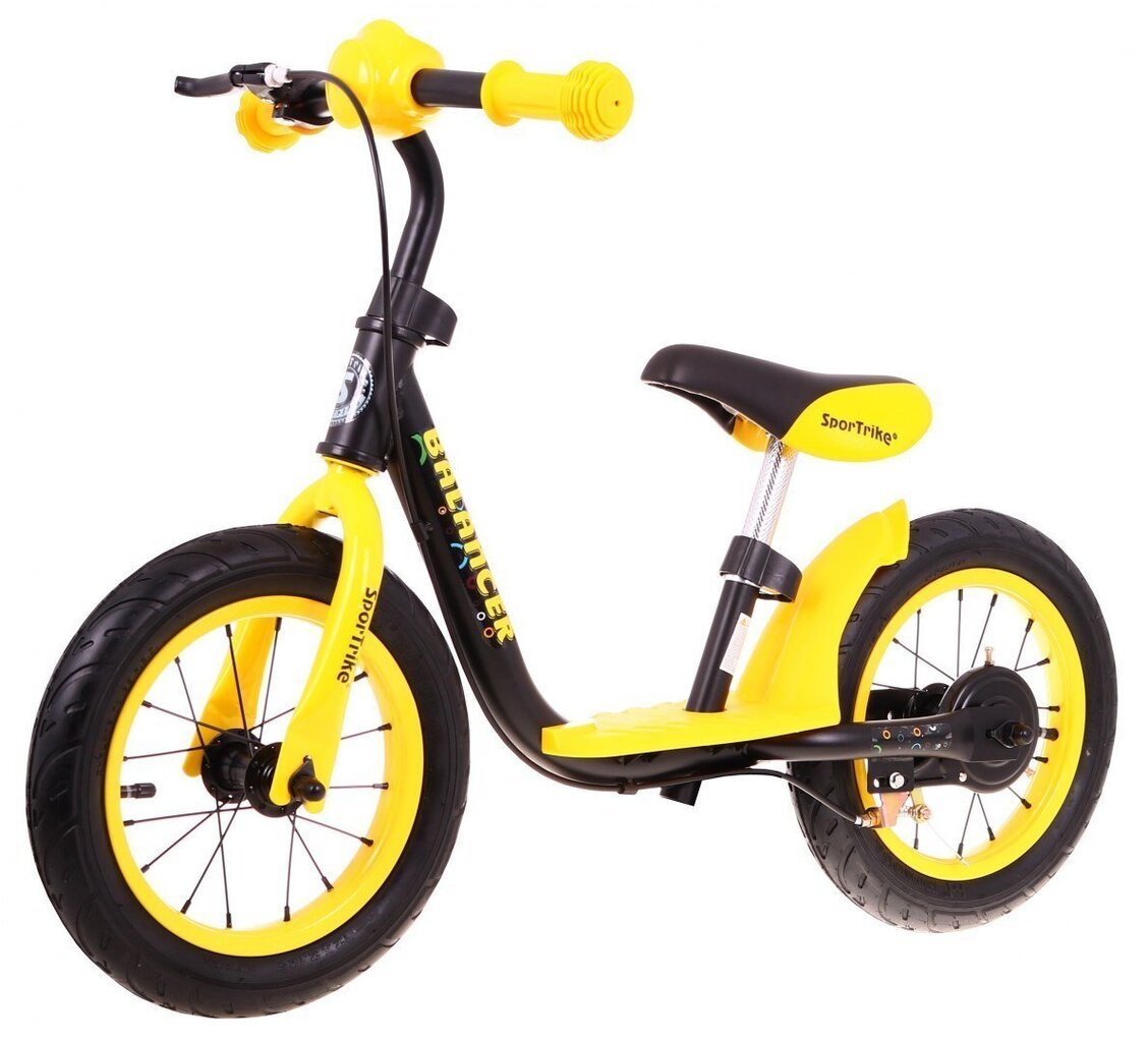 Balansinis dviratis Sportrike Balancer, juodai-geltonas kaina ir informacija | Balansiniai dviratukai | pigu.lt
