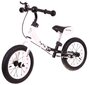 Balansinis dviratis SporTrike Boomerang, juodai-baltas kaina ir informacija | Balansiniai dviratukai | pigu.lt