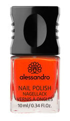 Nagų lakas Alessandro Nail Polish Orange Red, 10ml kaina ir informacija | Nagų lakai, stiprintojai | pigu.lt