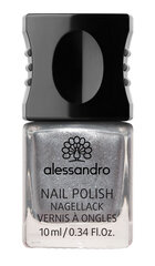 Nagų lakas Alessandro Nail Polish Silver, 10ml kaina ir informacija | Nagų lakai, stiprintojai | pigu.lt