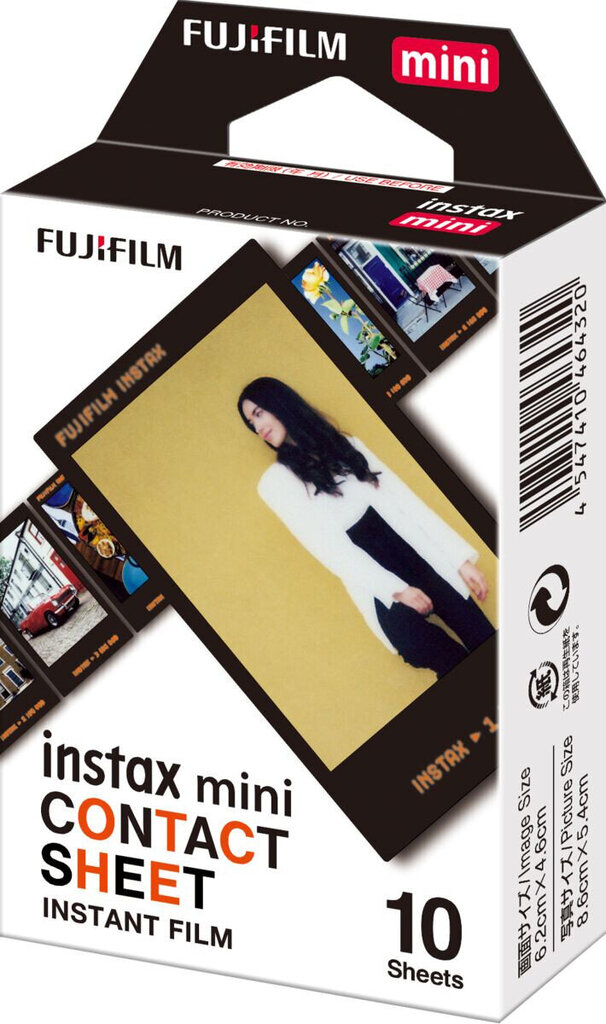 Momentinės fotoplokštelės Fujifilm Instax mini Contact Sheet (10pl) цена и информация | Priedai fotoaparatams | pigu.lt