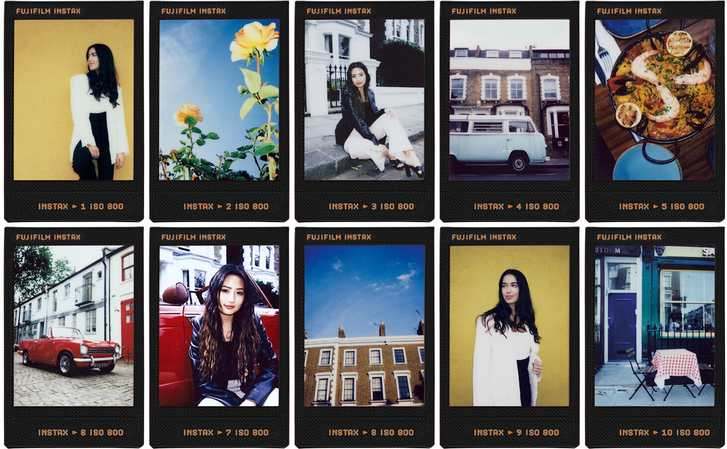 Momentinės fotoplokštelės Fujifilm Instax mini Contact Sheet (10pl) kaina ir informacija | Priedai fotoaparatams | pigu.lt