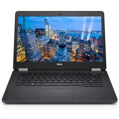 Портативный компьютер Dell Lattitude E5470 i5-6300U 8GB 960GB SSD Windows 10 Professional ReNew цена и информация | Ноутбуки | pigu.lt