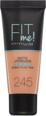 Makiažo pagrindas Maybelline Fit Me Matte & Poreless, 320 Natural, 30ml kaina ir informacija | Makiažo pagrindai, pudros | pigu.lt