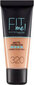 Makiažo pagrindas Maybelline Fit Me Matte & Poreless, 238 Rich Tan, 30ml цена и информация | Makiažo pagrindai, pudros | pigu.lt