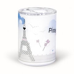 Tatkraft PARIS MADEMOISELLE ACRYL 3D Стакан для зубных щёток цена и информация | Набор акскссуаров для ванной | pigu.lt