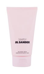 Kvapusis kūno kremas Jil Sander Simply Eau Poudree 150 ml kaina ir informacija | Parfumuota kosmetika moterims | pigu.lt