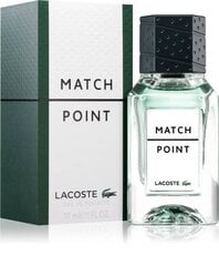 Туалетная вода Lacoste Match Point EDT для мужчин, 30 мл цена и информация | Мужские духи | pigu.lt