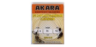 Fluorokarboniniai pavadėliai Akara, 25cm, 1vnt. kaina ir informacija | Kiti žvejybos reikmenys | pigu.lt