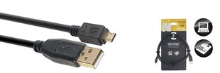 Duomenų kabelis Stagg USB-A/m - micro USB-A/m 1,5m kaina ir informacija | Kabeliai ir laidai | pigu.lt