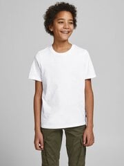 Детская футболка JACK & JONES 12158433*02, белая цена и информация | Рубашки для мальчиков | pigu.lt