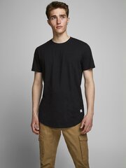 Marškinėliai vyrams JACK & JONES 12113648*01, juodi kaina ir informacija | Vyriški marškinėliai | pigu.lt