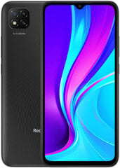 Xiaomi Redmi 9C NFC Dual SIM 3/64GB,MZB0AK5EU Midnight Gray цена и информация | Мобильные телефоны | pigu.lt