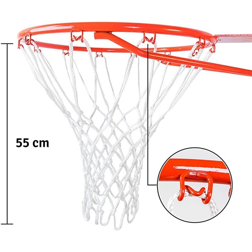 Žiedinis tinklas krepšinio lankui AG300A kaina ir informacija | Kitos krepšinio prekės | pigu.lt