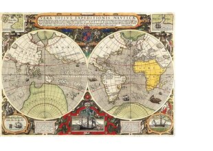 Головоломка Clementoni High Quality Collection Antique Nautical Map Старинная морская карта 36526, 6000 д. цена и информация | Пазлы | pigu.lt