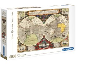 Головоломка Clementoni High Quality Collection Antique Nautical Map Старинная морская карта 36526, 6000 д. цена и информация | Пазлы | pigu.lt