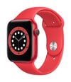 Apple Watch Series 6 44mm Red Aluminum/Red Sport Band