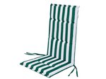 Подушка для стула Hobbygarden Marta, зеленая/белая