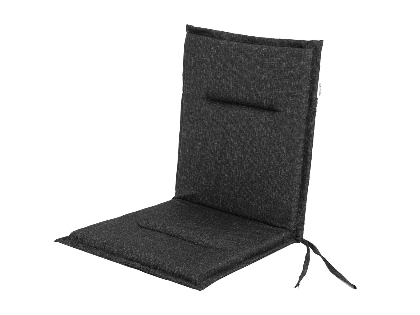 Pagalvė kėdei Hobbygarden Miami, juoda kaina ir informacija | Pagalvės, užvalkalai, apsaugos | pigu.lt