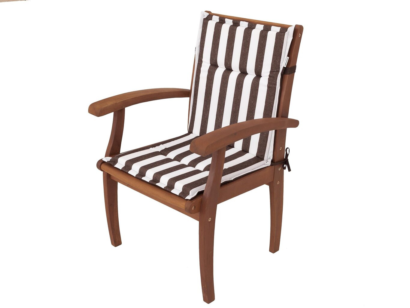 Pagalvė kėdei Hobbygarden Miami, ruda/balta kaina ir informacija | Pagalvės, užvalkalai, apsaugos | pigu.lt