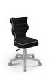Biuro kėdė Entelo Petit JS01 3, juoda/pilka