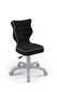 Biuro kėdė Entelo Petit JS01 3, juoda/pilka kaina ir informacija | Biuro kėdės | pigu.lt