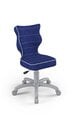 Офисное кресло Entelo Petit VS06 4, синее/серое