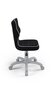 Biuro kėdė Entelo Petit JS01 4, juoda/pilka kaina ir informacija | Biuro kėdės | pigu.lt