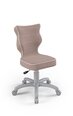 Biuro kėdė Entelo Petit JS08 4, rožinė/pilka