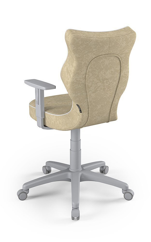 Vaikiška biuro kėdė Entelo Duo VS26 5, smėlio spalvos/pilka kaina ir informacija | Biuro kėdės | pigu.lt