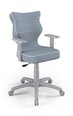 Vaikiška biuro kėdė Entelo Duo JS06 5, mėlyna/pilka