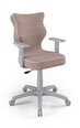 Vaikiška biuro kėdė Entelo Duo JS08 5, rožinė/pilka