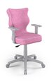 Biuro kėdė Entelo Duo VS08 6, rožinė/pilka