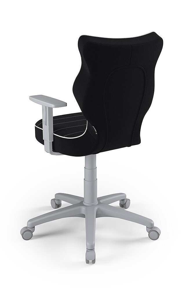 Biuro kėdė Entelo JS01 6, juoda/pilka цена и информация | Biuro kėdės | pigu.lt