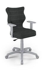 Biuro kėdė Entelo Duo DC17 6, juoda/pilka kaina ir informacija | Biuro kėdės | pigu.lt