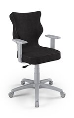 Biuro kėdė Entelo Duo AT01 6, juoda/pilka kaina ir informacija | Biuro kėdės | pigu.lt