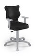 Biuro kėdė Entelo Duo VL01 6, juoda/pilka