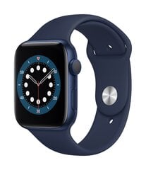 Išmanusis laikrodis Apple Watch Series 6 (GPS + Cellular LT, 40mm) Blue Aluminium Case with Deep Navy Sport Band kaina ir informacija | Išmanieji laikrodžiai (smartwatch) | pigu.lt