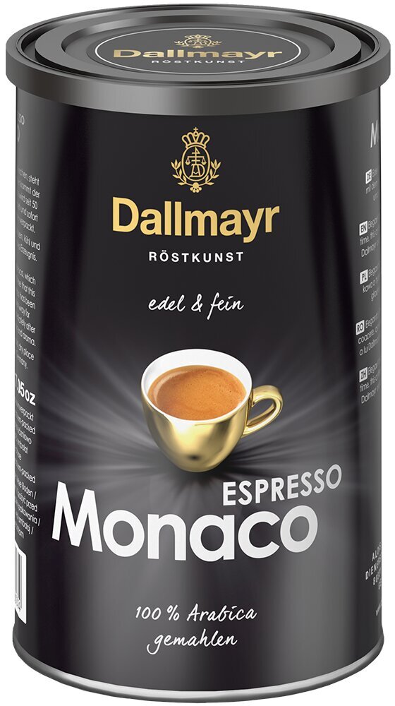 Dallmayr Espresso Monaco malta kava metalinėje dežutėje, 200 g цена и информация | Kava, kakava | pigu.lt