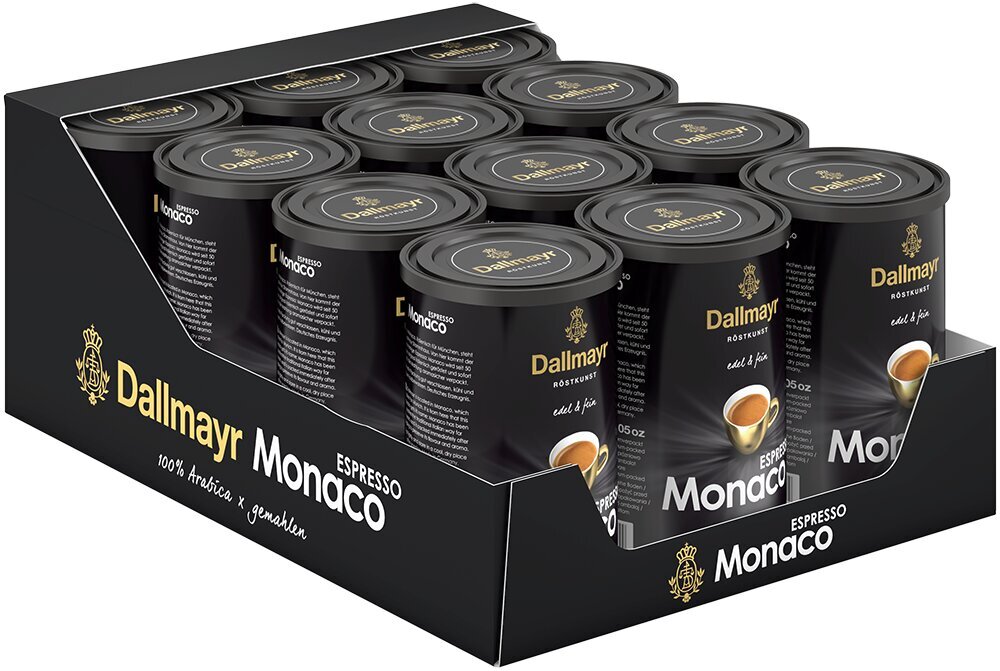Dallmayr Espresso Monaco malta kava metalinėje dežutėje, 200 g цена и информация | Kava, kakava | pigu.lt