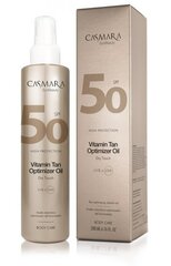 Sausas aliejus kūnui Casmara VITAMIN TAN OPTIMIZER SPF50, 200 ml kaina ir informacija | Kremai nuo saulės | pigu.lt