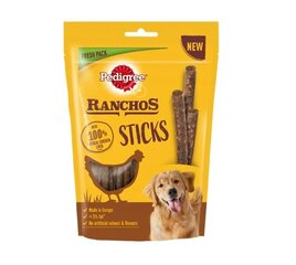 Pedigree Ranchos Sticks šunims su vištienos kepenėlėmis, 10x60 g kaina ir informacija | Skanėstai šunims | pigu.lt