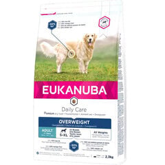 Eukanuba Daily Care Overweight su vištiena, 12kg kaina ir informacija | Sausas maistas šunims | pigu.lt