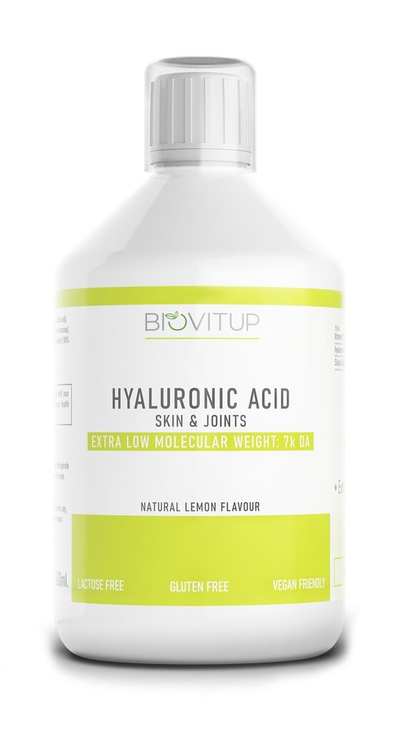 Maisto papildas Biovitup Hialurono rūgštis 100 mg, 500 ml цена и информация | Vitaminai, maisto papildai, preparatai grožiui | pigu.lt