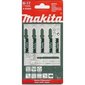 Siaurapjūklio pjūkleliai Makita B-17 (T101AO) 70MM 5Vnt.A-85690 kaina ir informacija | Mechaniniai įrankiai | pigu.lt