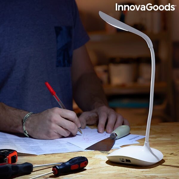 InnovaGoods įkraunama LED stalinė lempa Lum2go цена и информация | Staliniai šviestuvai | pigu.lt