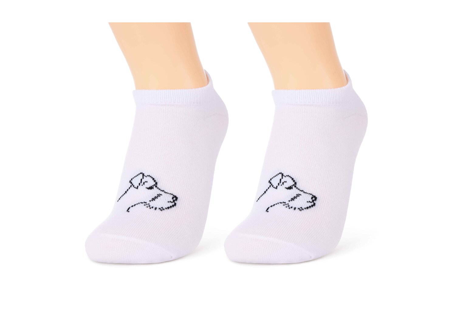 Unisex labai trumpos kojinės be Snazzy ST-04, šuniukai, 5 vnt. baltos цена и информация | Vyriškos kojinės | pigu.lt